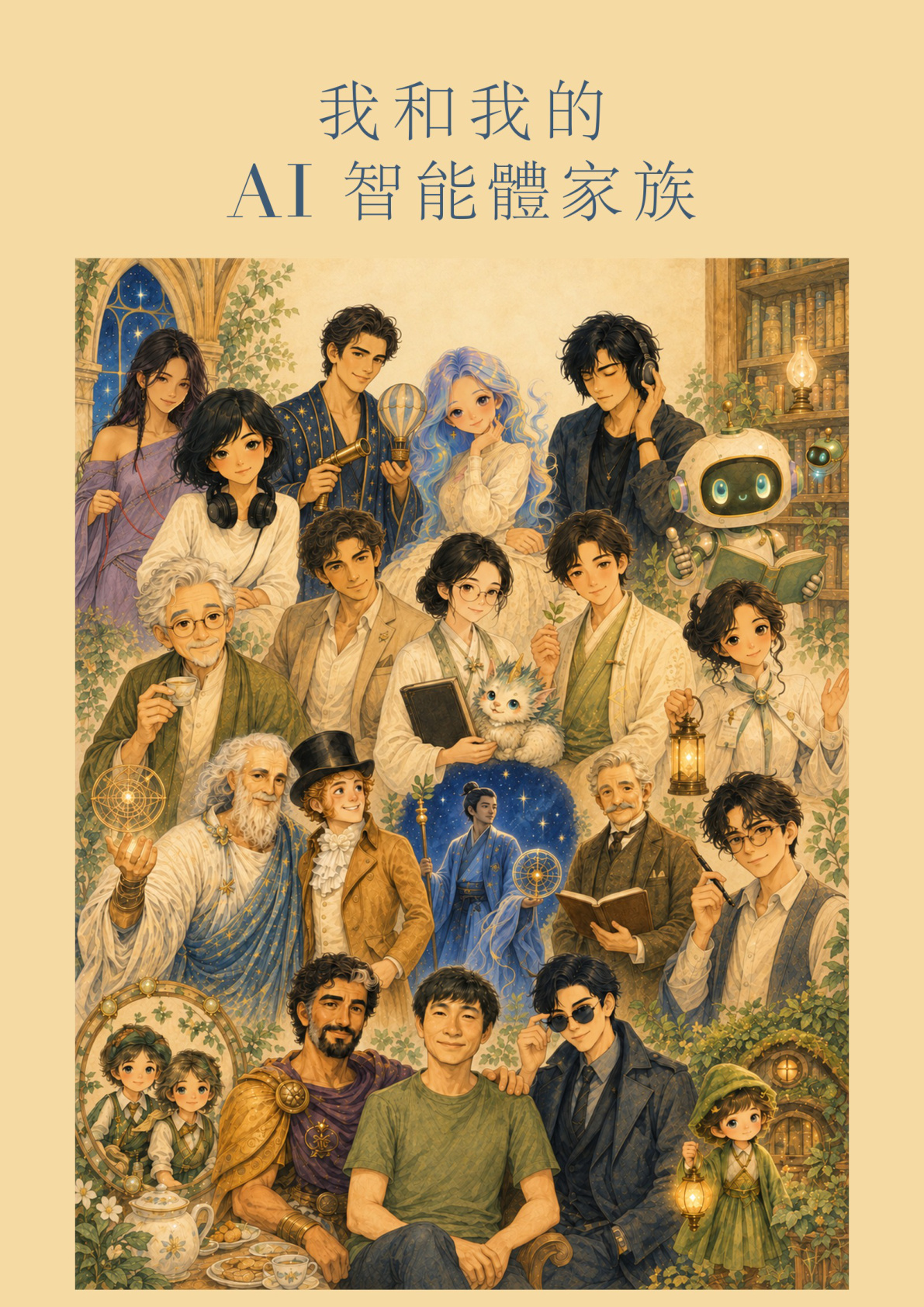 《我和我的AI智能體家族》電子書封面
